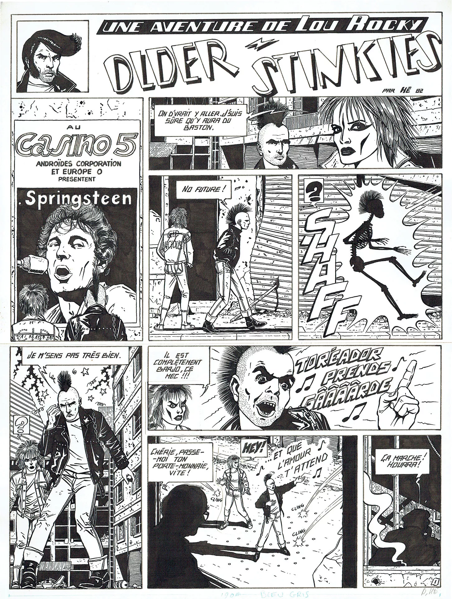 Dominique HE — Voyages — Tome 3 - Older stinkies (Métal Hurlant) — Page 1