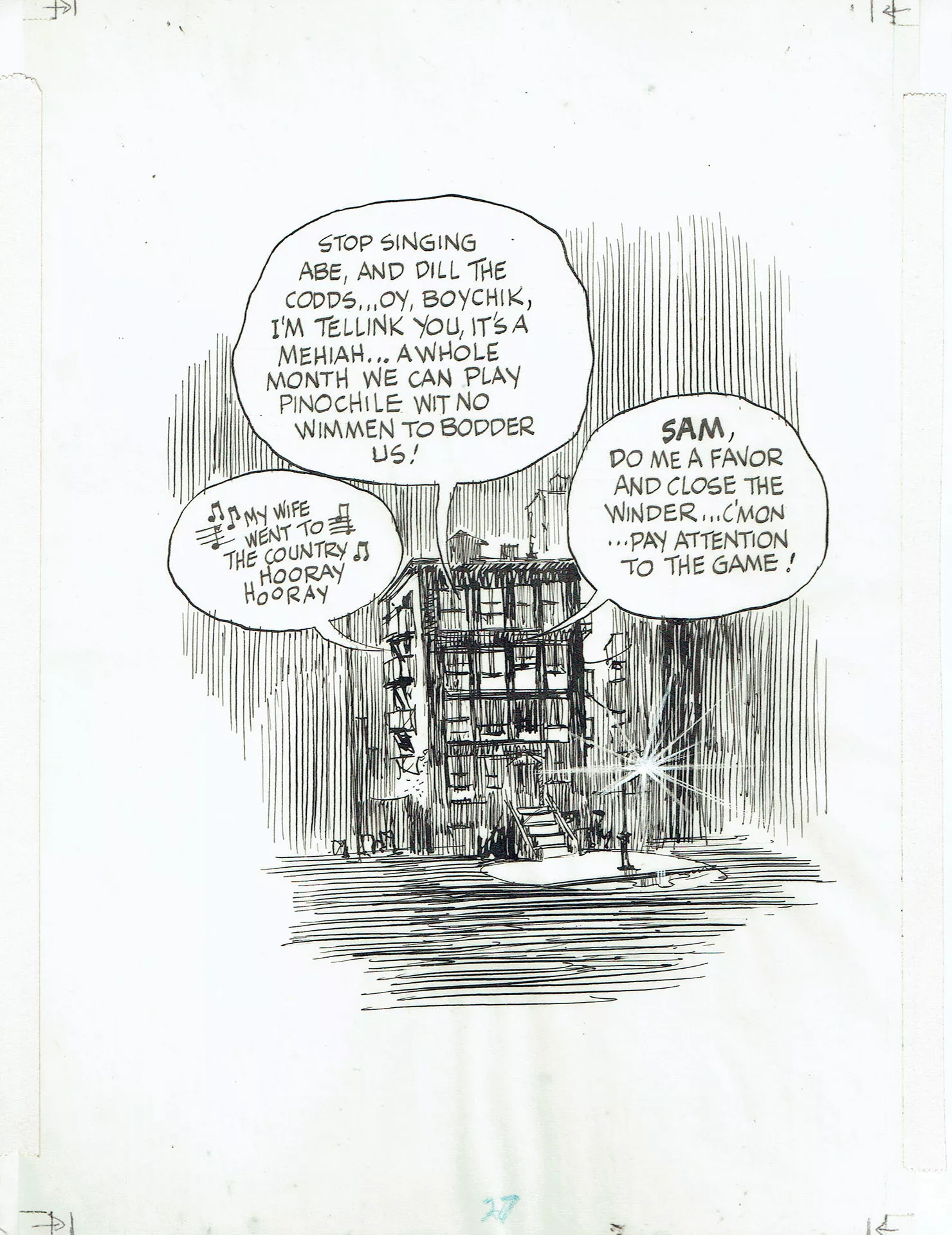 Will EISNER — A contract with God — Chapter 4 : Cookalein — Page 27