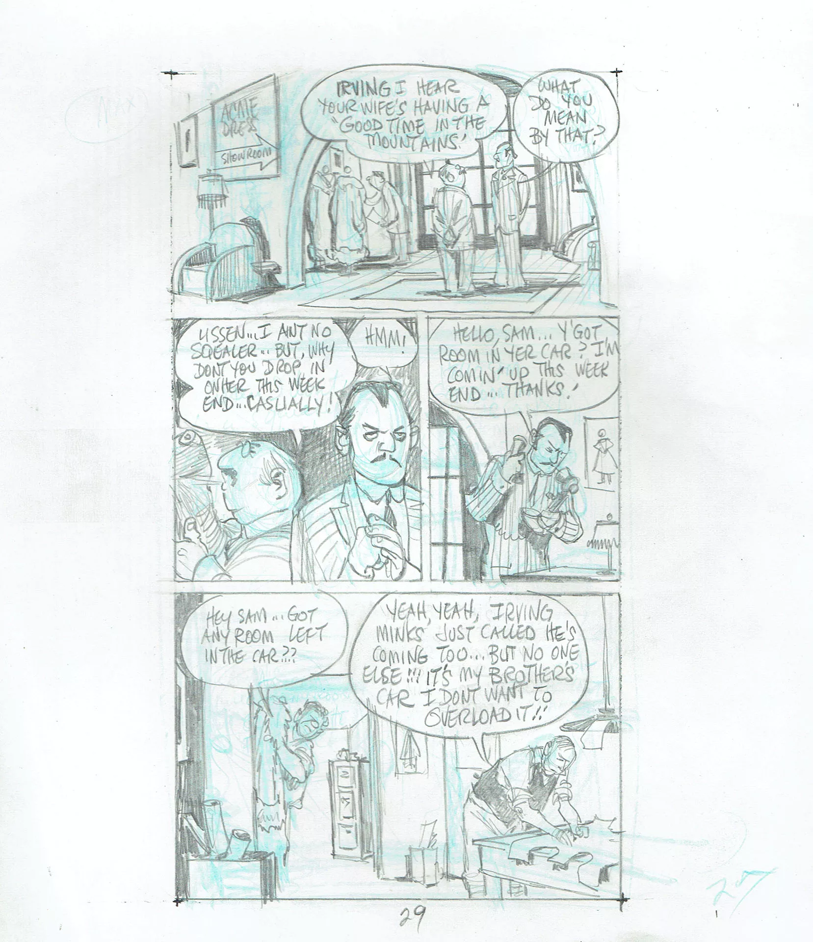 Will EISNER — A contract with God — Chapter 4 : Cookalein — Page 31 Will EISNER — A contract with God — Chapter 4 : Cookalein — Page 31