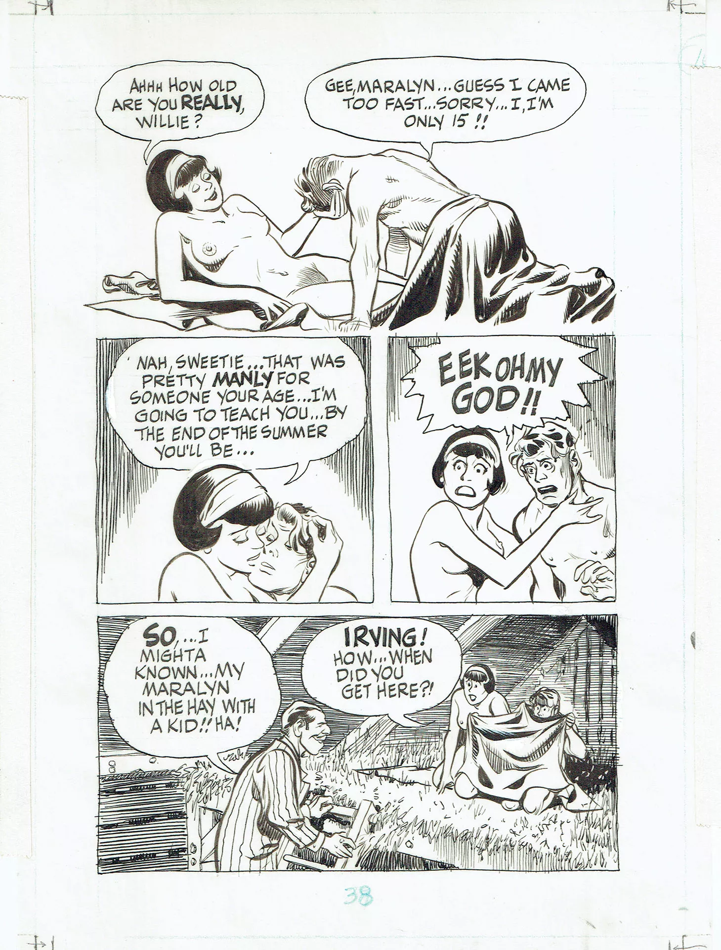 Will EISNER — A contract with God — Chapter 4 : Cookalein — Page 38