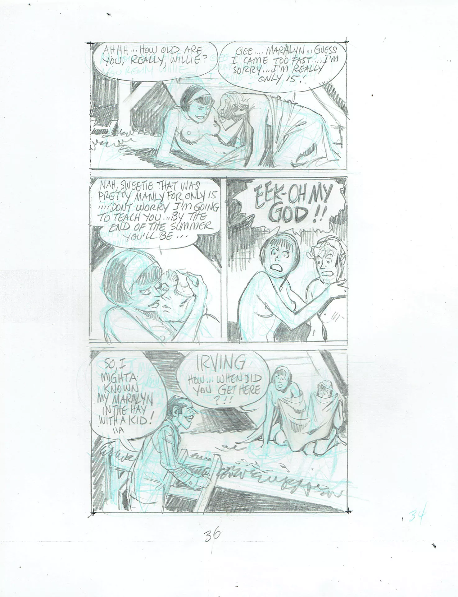 Will EISNER — A contract with God — Chapter 4 : Cookalein — Page 38