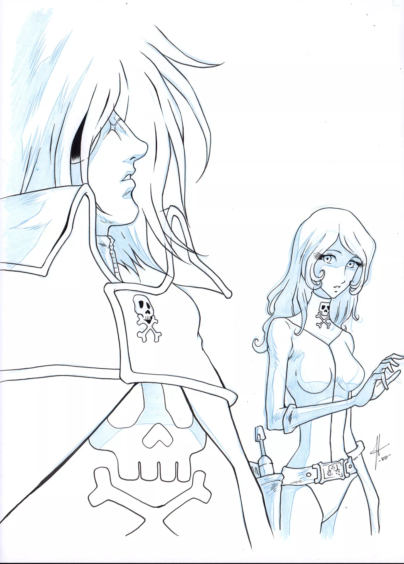 Jérôme ALQUIE — Space Pirate Captain Harlock – Memories of the Arcadia — Issue 3 — Page 10 panel 2
