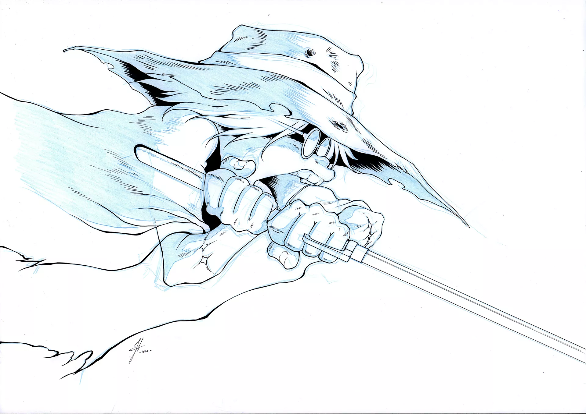 Jérôme ALQUIE — Space Pirate Captain Harlock – Memories of the Arcadia — Issue 3 — Page 36 panel 4