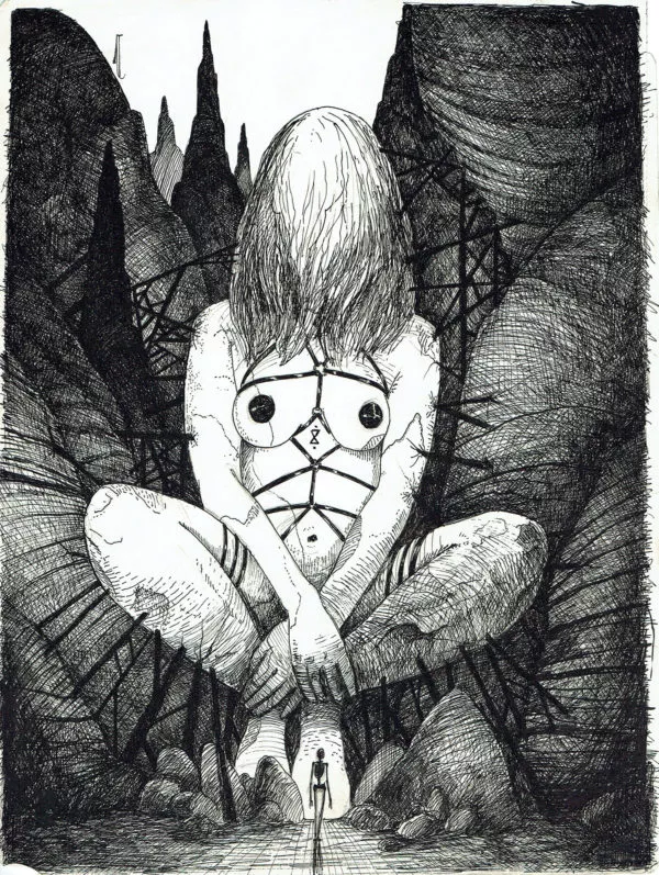 JANEVSKY — Illustration — Cave of dreams