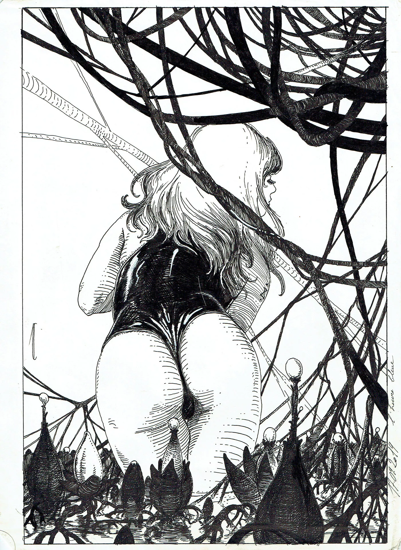 JANEVSKY — Illustration — L'heure bleue