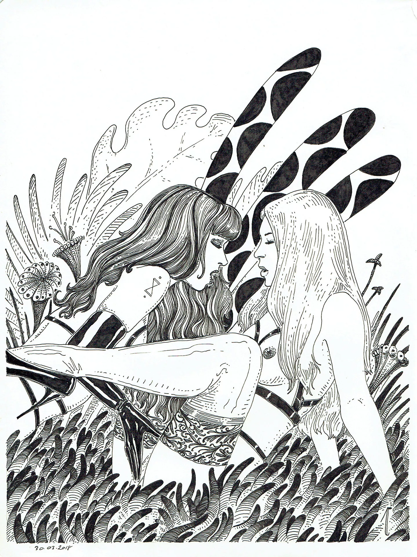 JANEVSKY — Illustration — Lilith and Eve #2