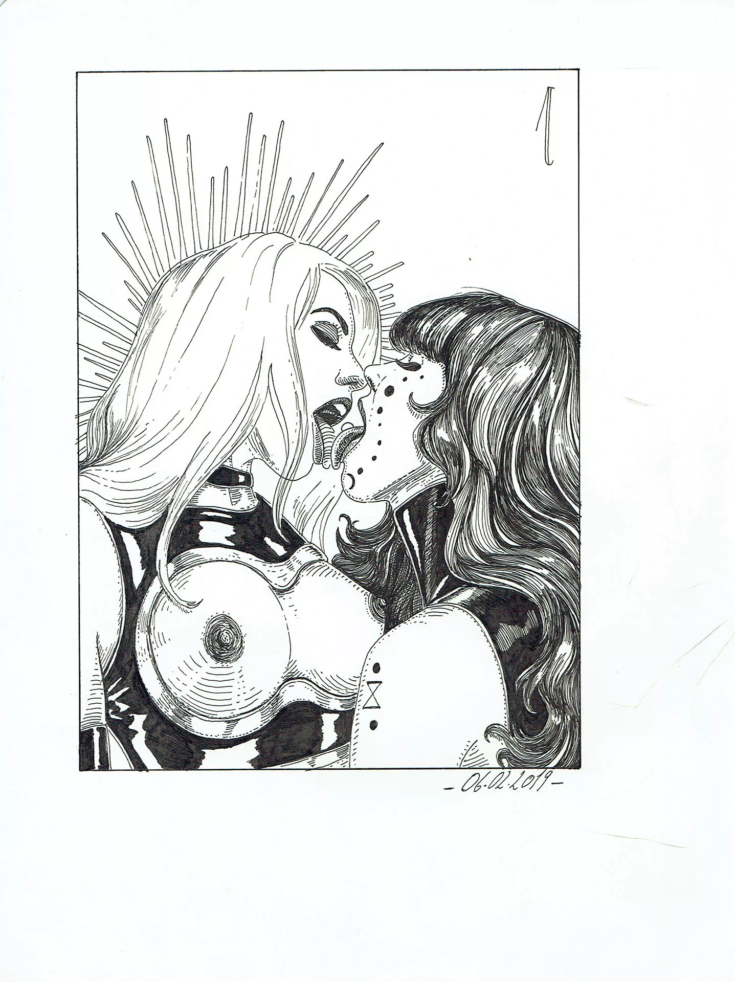 JANEVSKY — Illustration — Madonna's kiss #1