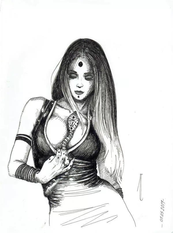 JANEVSKY — Illustration — Queen of the desert #2