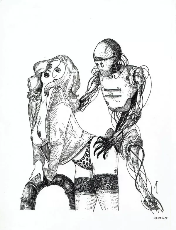 JANEVSKY — Illustration — Robot dream #1