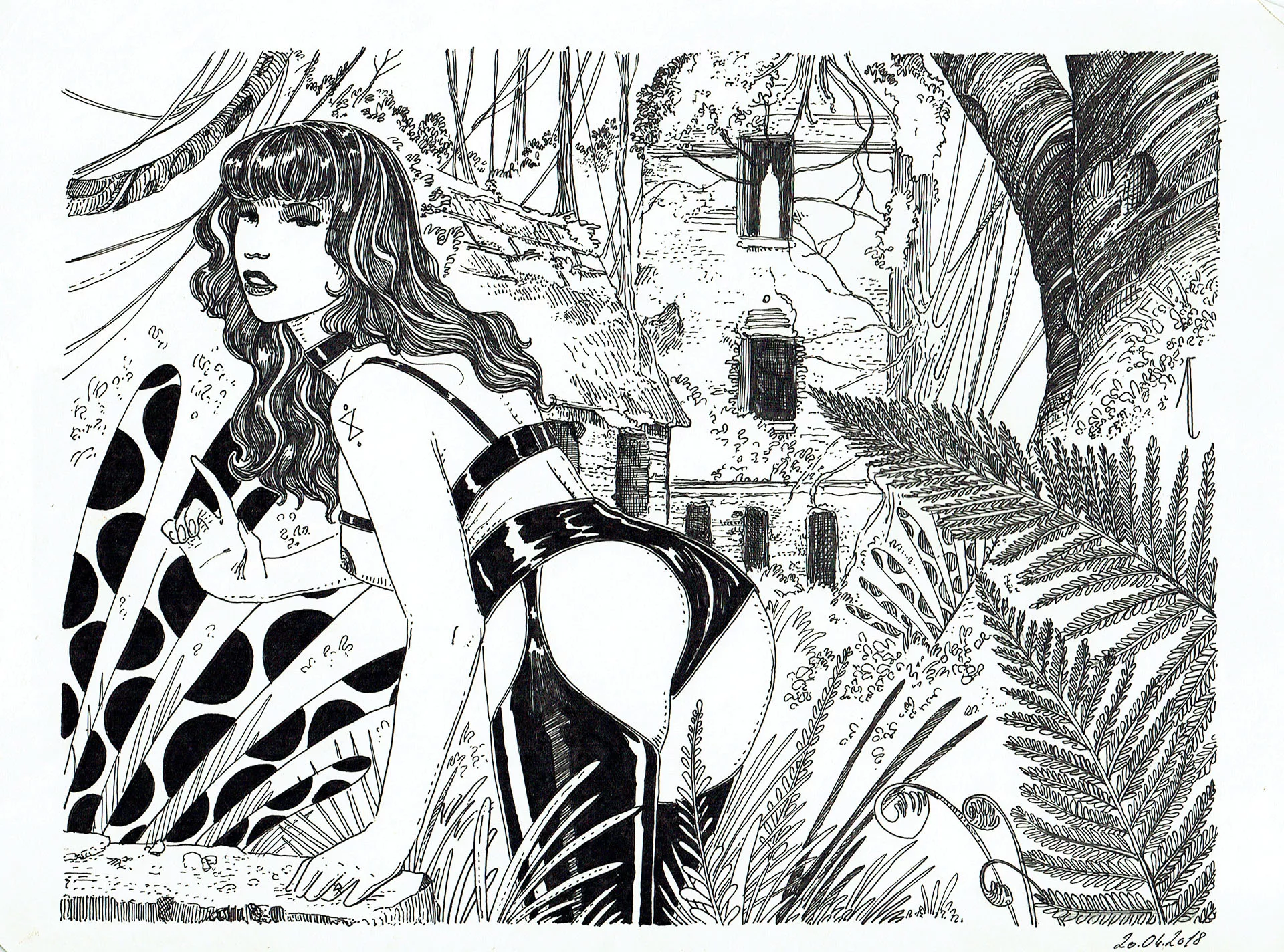 JANEVSKY — Illustration — The shadow of the pas