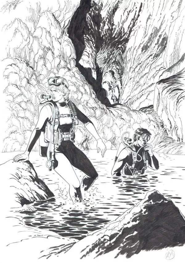 Philippe AYMOND — Lady S — Couverture Spirou 4064