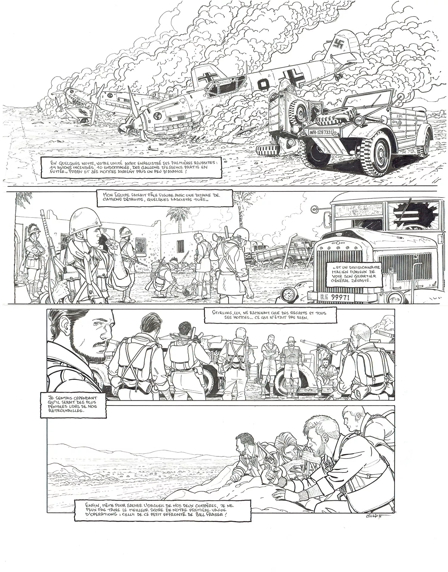 Thomas LEGRAIN — The Regiment ; the true story of the SAS — Book 2 — Page 1