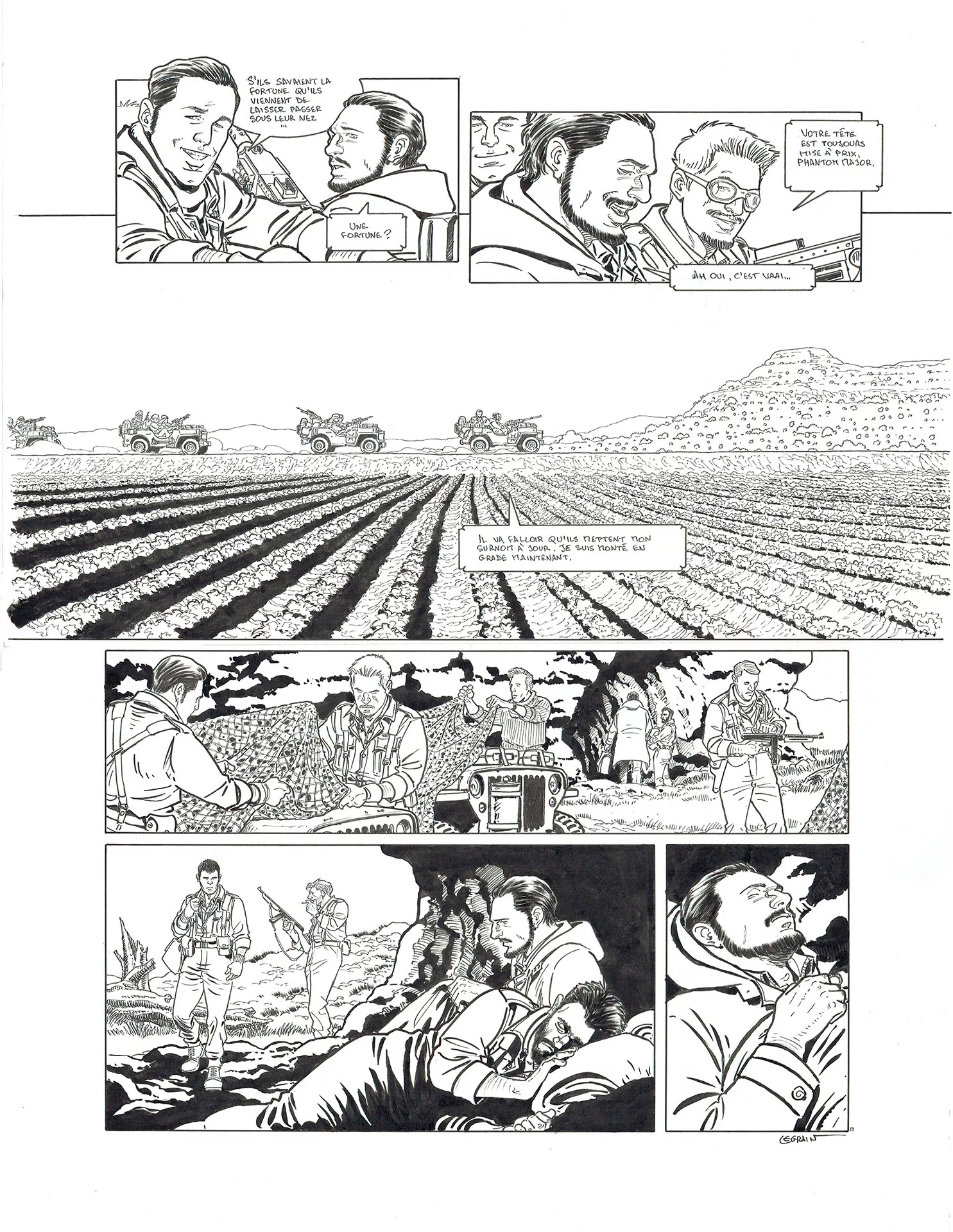 Thomas LEGRAIN — The Regiment ; the true story of the SAS — Book 3 — Page 59