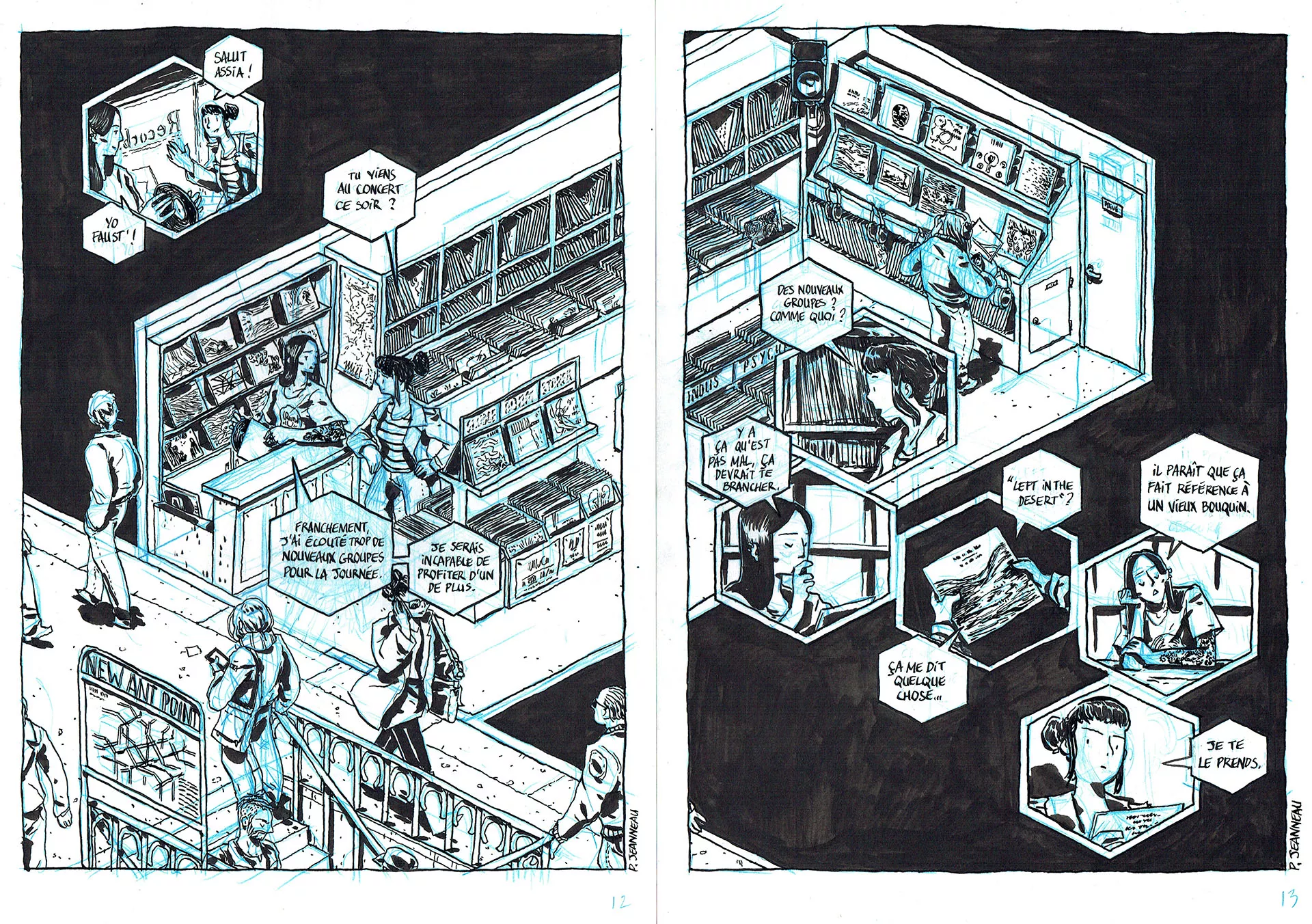 Pierre JEANNEAU — Connexions — Page 46-47