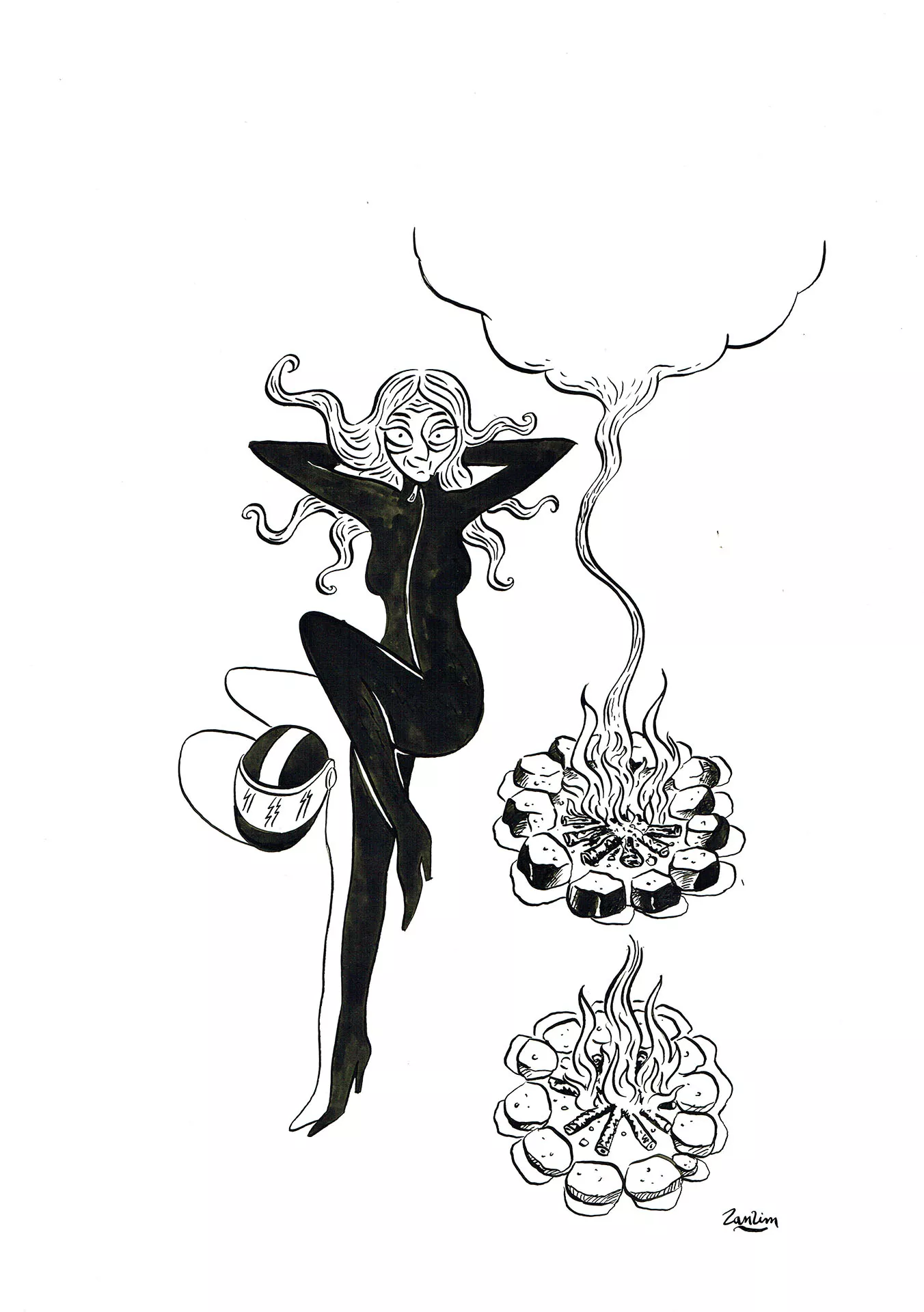 ZANZIM — Ma vie posthume — Quatrième de couverture réédition