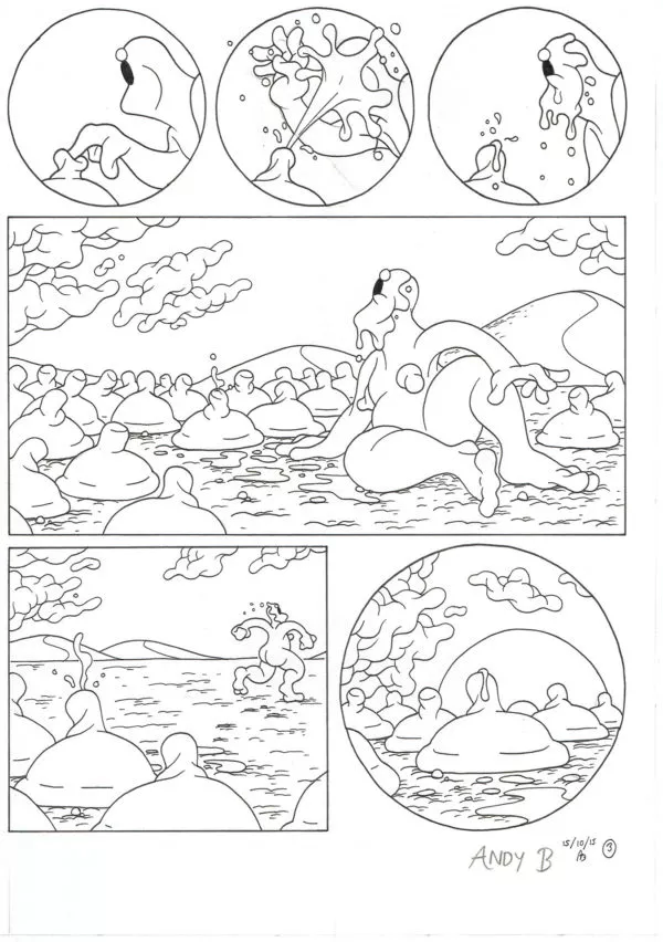 Andy BARRON — Om — Pea's Progress — Page 3