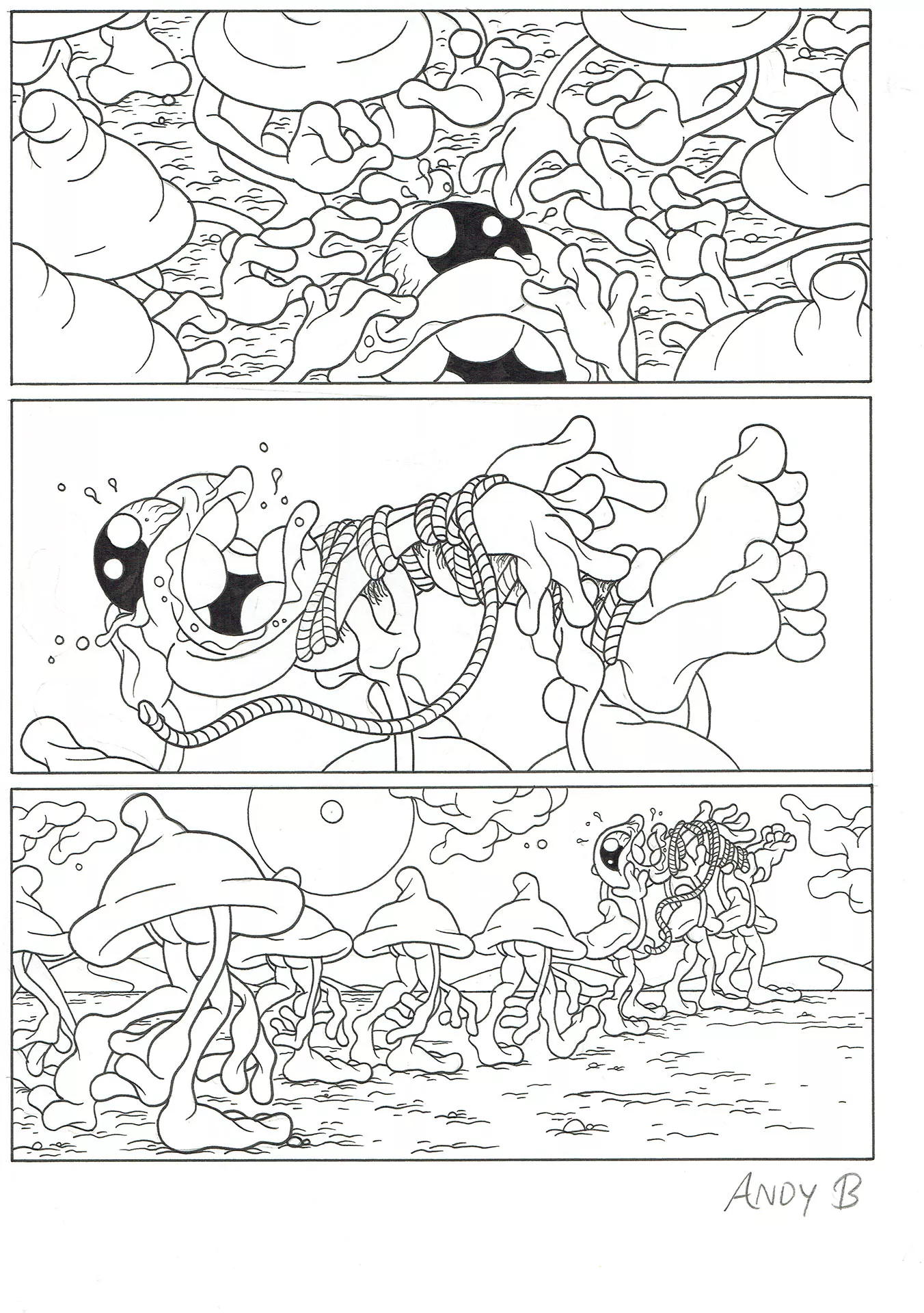 Andy BARRON — Om — Pea's Progress — Page 9