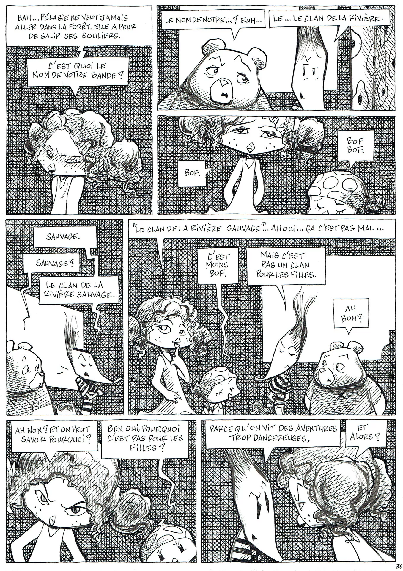 Renaud DILLIES — Le clan de la rivi§re sauvage — Book 1 — Page 36