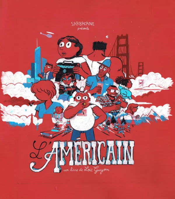 Loïc Guyon — L’américain — Couverture