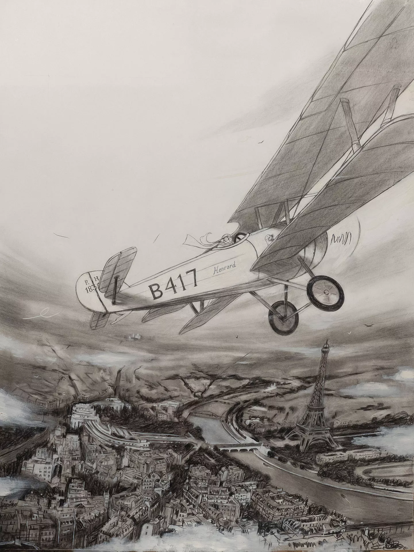 Loïc Guyon — L&rsquo;enragé du ciel — Couverture