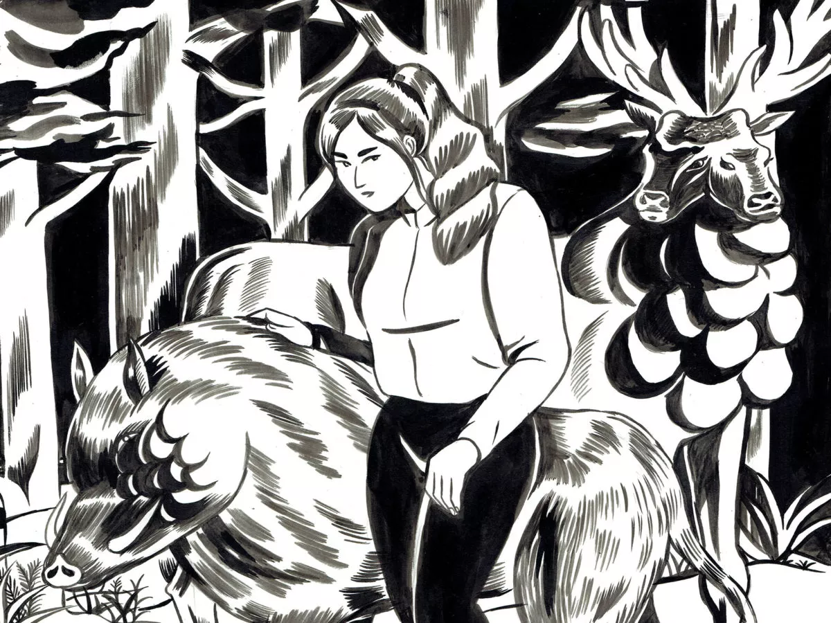 Elizabeth HOLLEVILLE — Comic Art Show : Clear line and supernatural