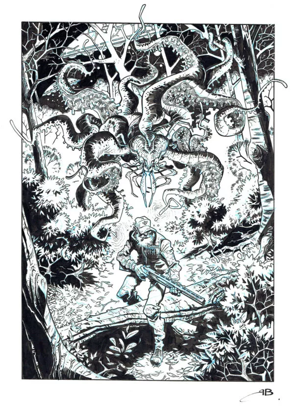 Romain BAUDY — Space Connexion — Illustration chasseur