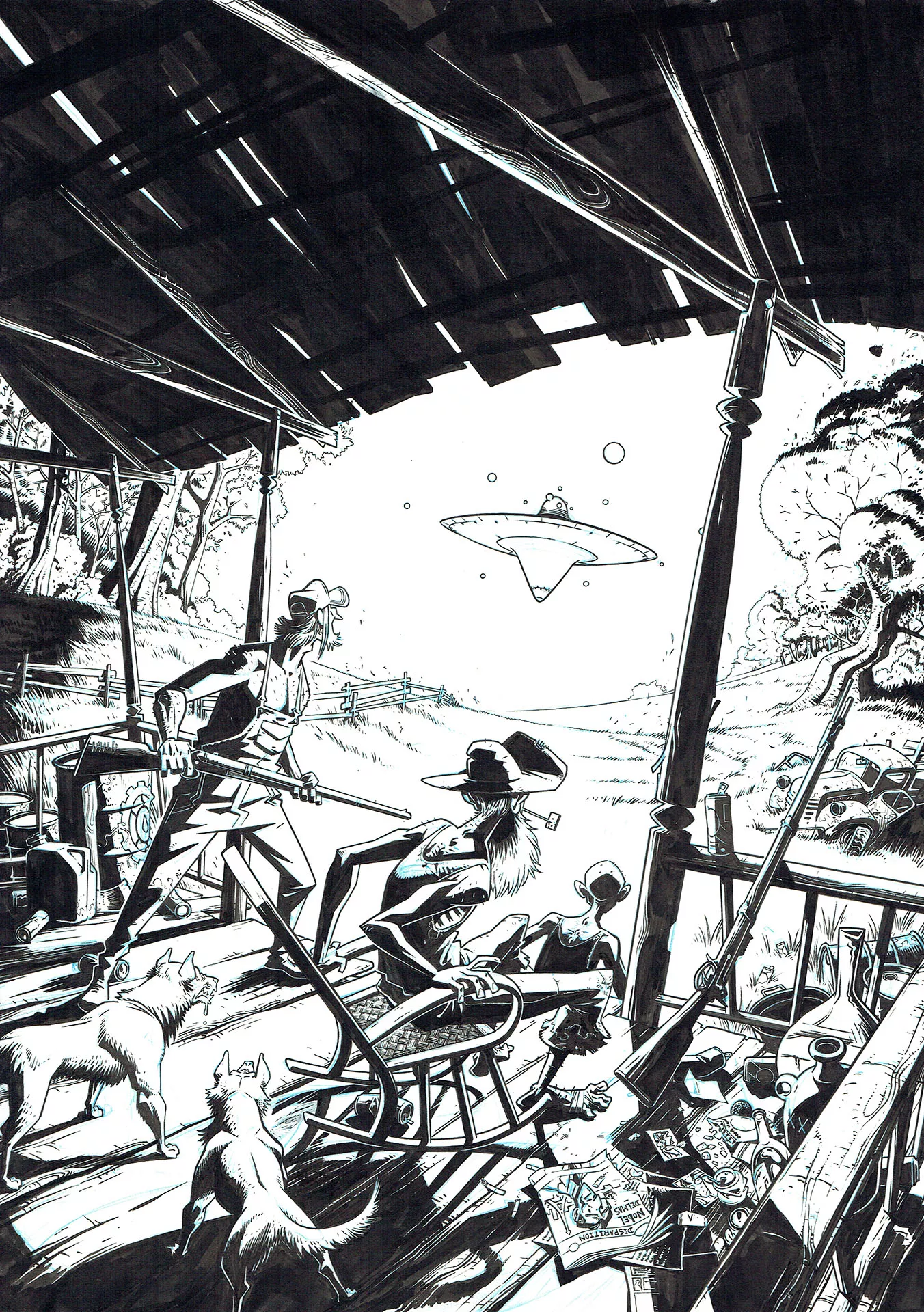 Romain BAUDY — Space Connexion — Illustration Bayou