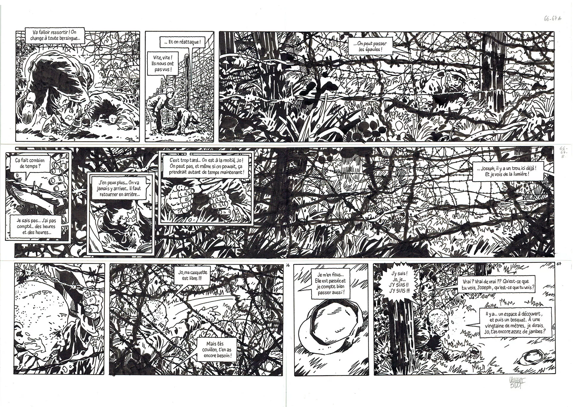Laurent BIDOT — Après la rafle — Page 70 et 71