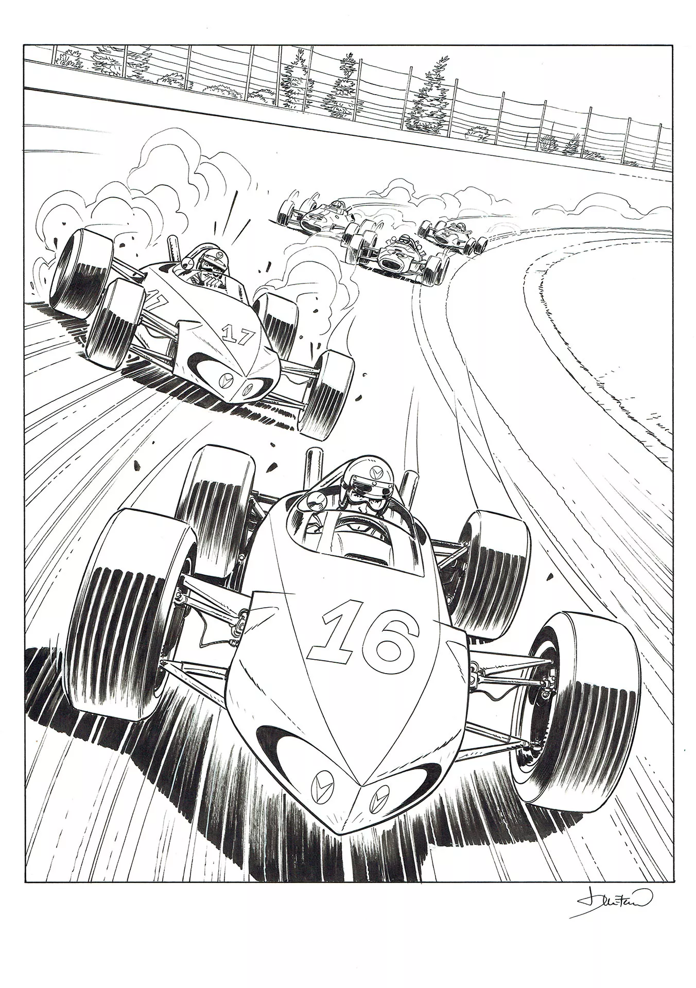 Benjamin BENETEAU — Michel Vaillant – Legends — Issue 1 - Variant cover