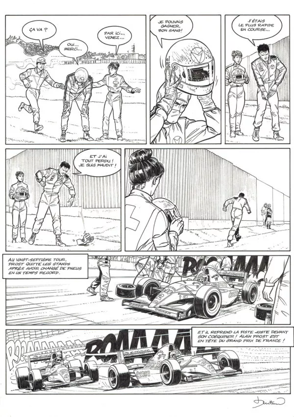 Benjamin BENETEAU — Michel Vaillant — Dossier Magny-Cours - The pilot's gloves — Page 6