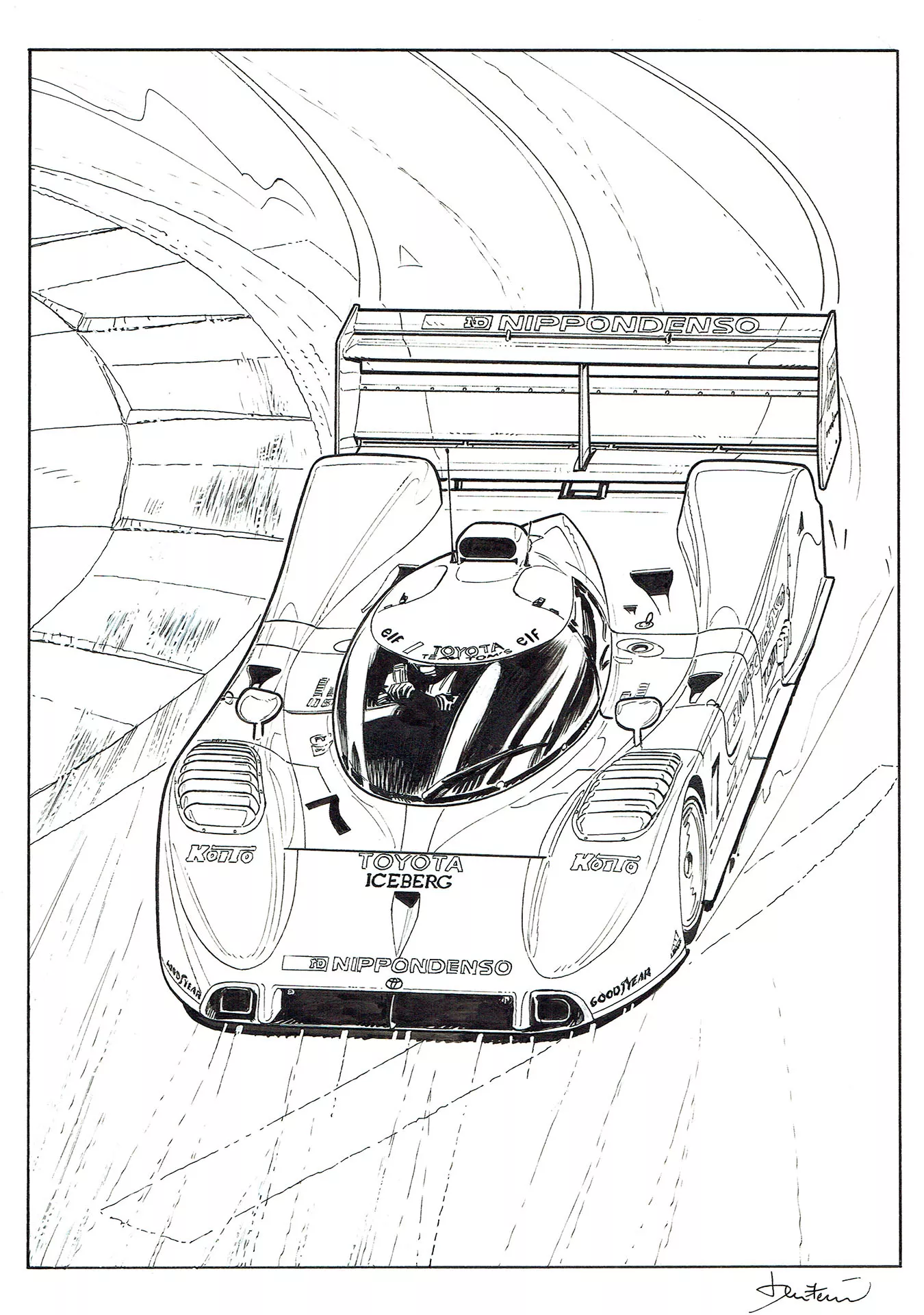 Benjamin BENETEAU — Michel Vaillant — Dossier Magny-Cours : Toyota