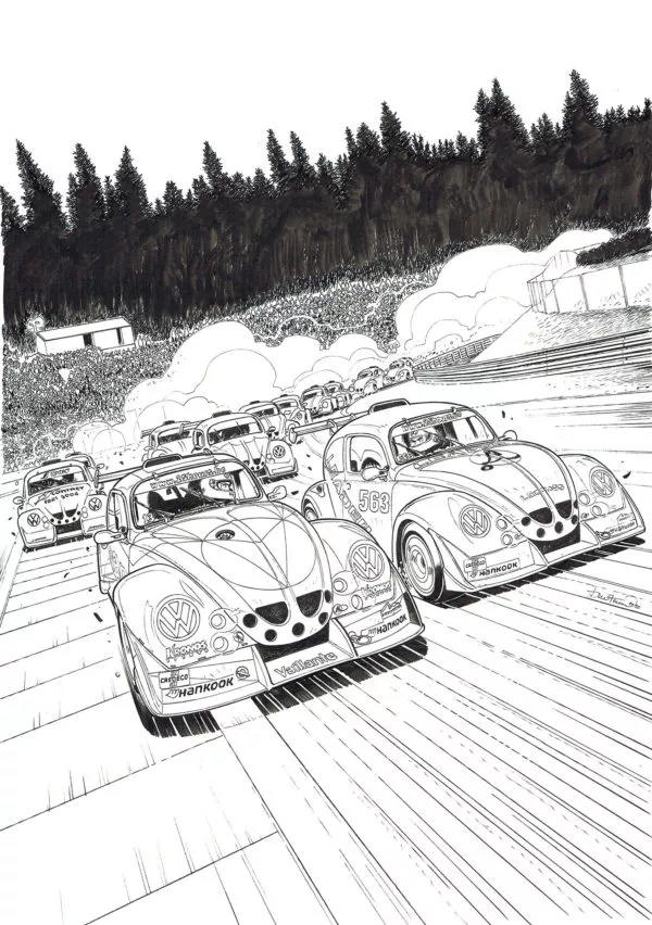 Benjamin BENETEAU — 25 Hours VW Fun Cup Spa — Affiche juillet 2022
