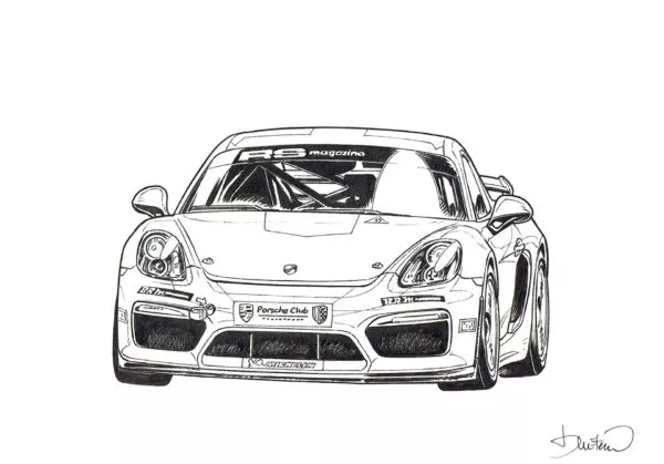 Benjamin BENETEAU — Porsche Club Motorsport France — Trophy illustration # 8 - 981 GT4