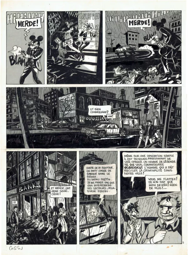 Antonio COSSU — Hold-up dans Bronx Avenue — Métal Hurlant n°118 — Page 2