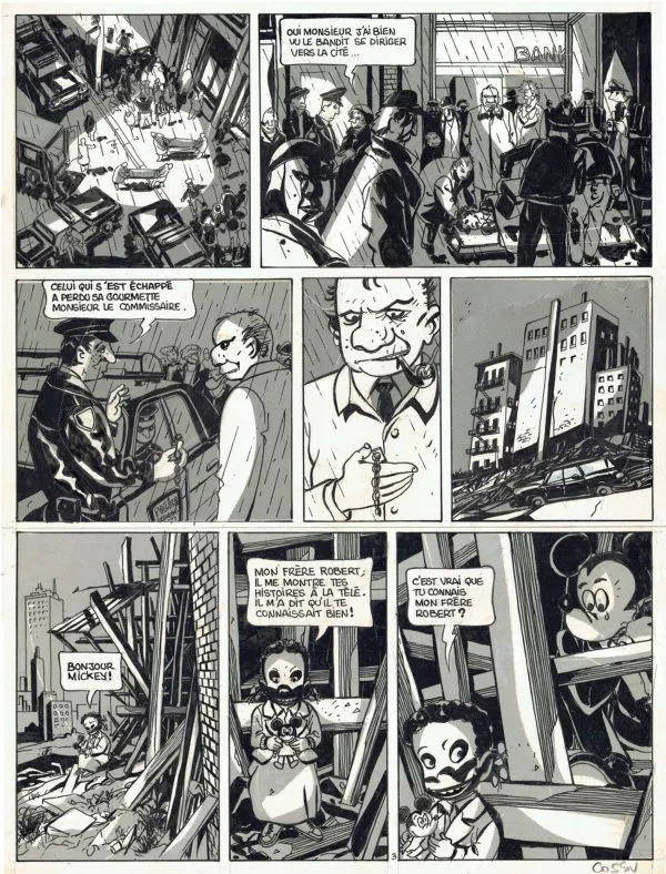 Antonio COSSU — Hold-up dans Bronx Avenue — Métal Hurlant n°118 — Page 3