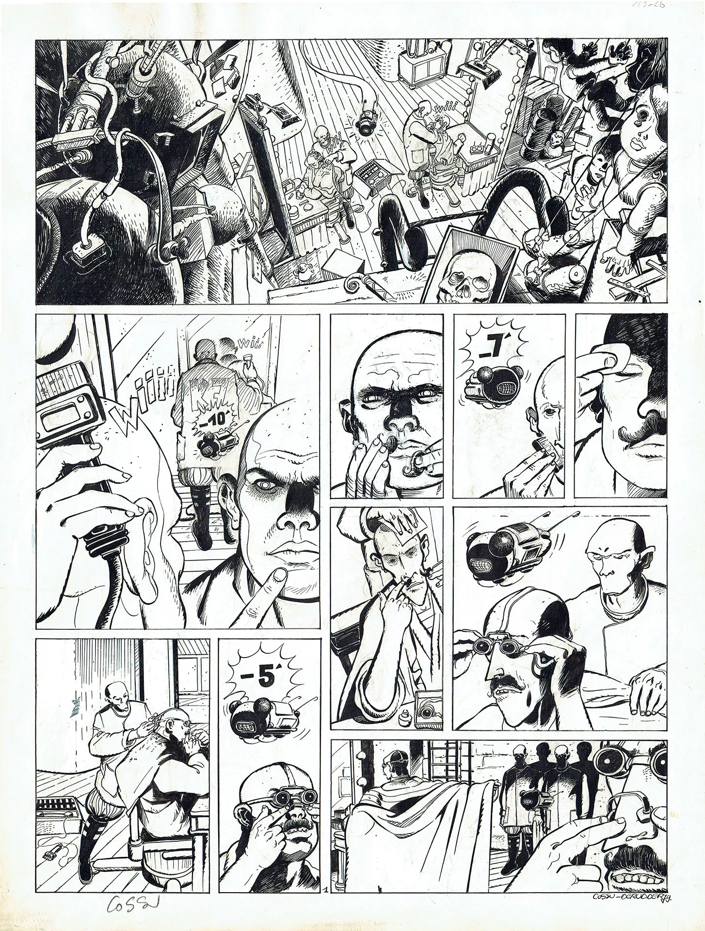 Antonio COSSU — L’important dans la vie … — Métal Hurlant n°66 — Page 1