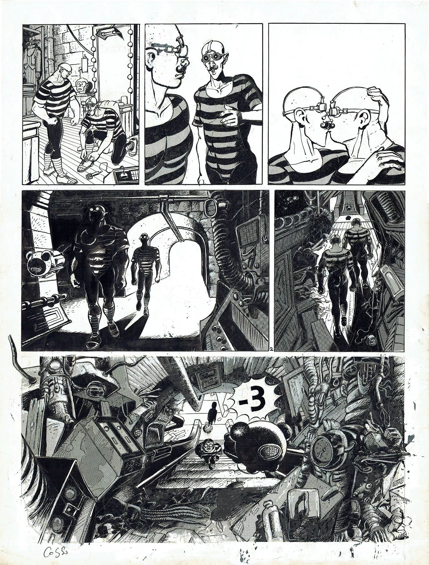 Antonio COSSU — L’important dans la vie … — Métal Hurlant n°66 — Page 2
