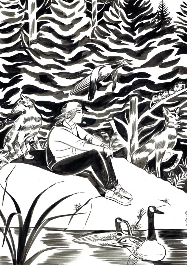 Elizabeth HOLLEVILLE — Immonde ! — Illustration - Camille