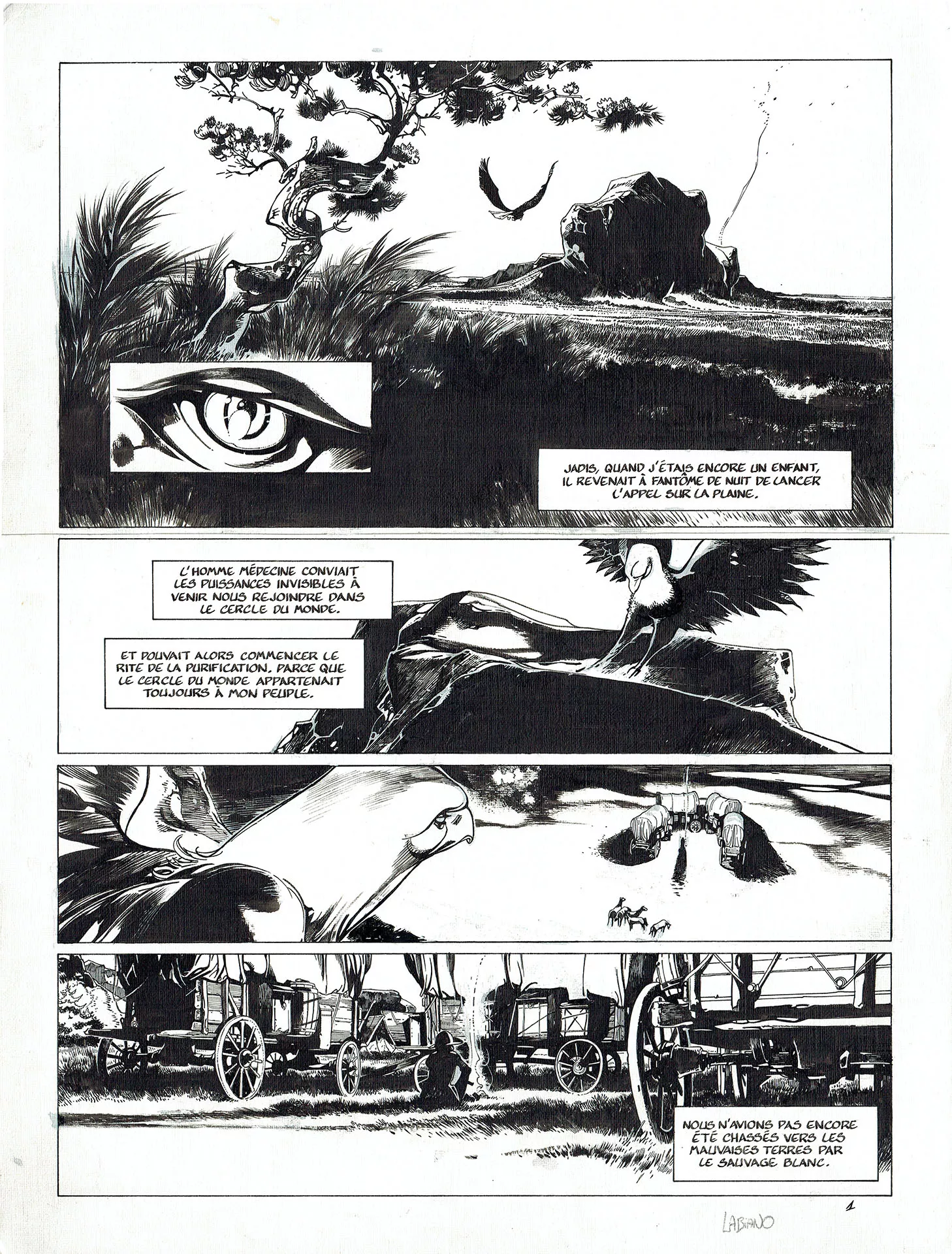 Hugues LABIANO — L’étoile du désert — Tome 3 — Page 1