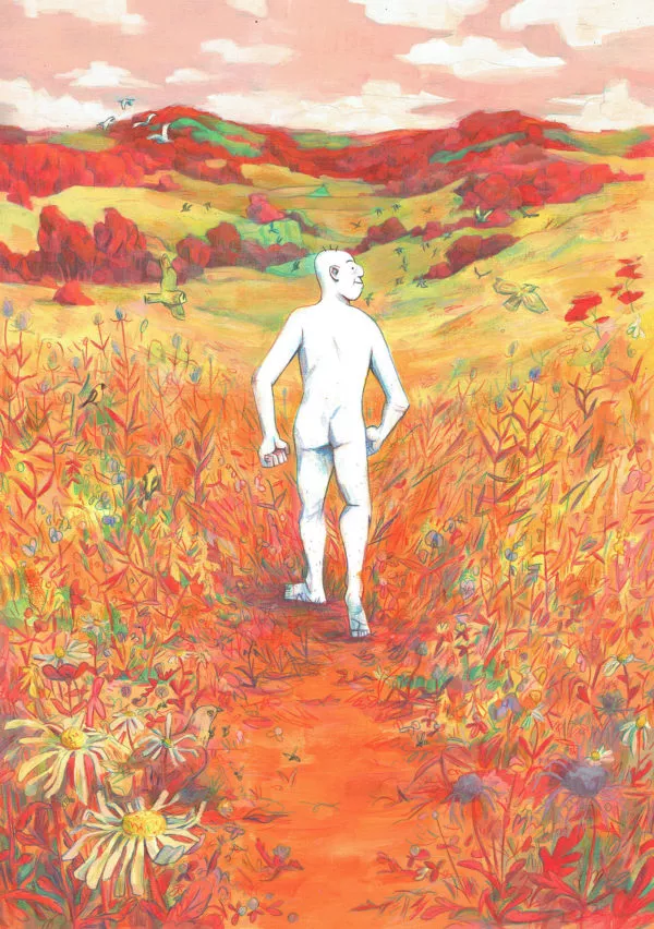 Frederik VAN DEN STOCK — Buck, le premier homme sur Terre — Couverture francophone