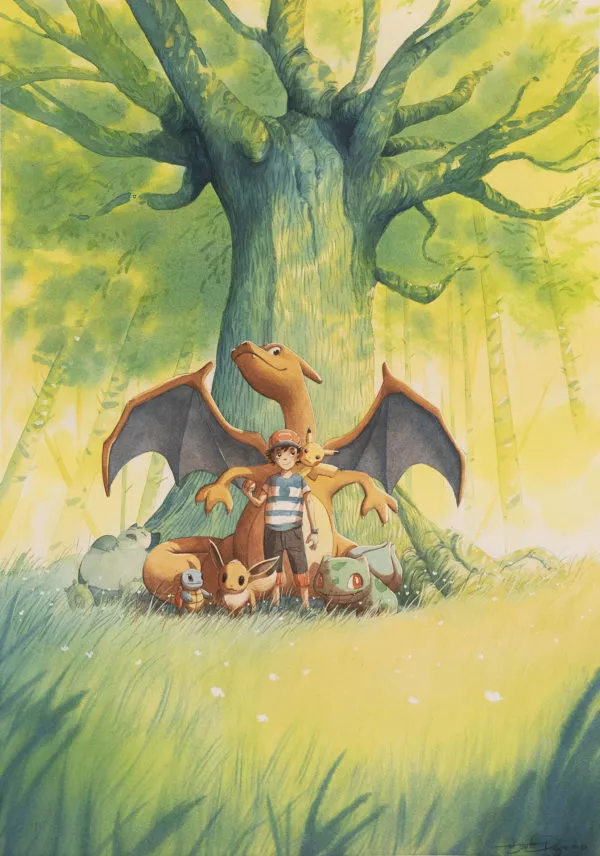 Thibault PRUGNE — Illustration – Pokemon Poster