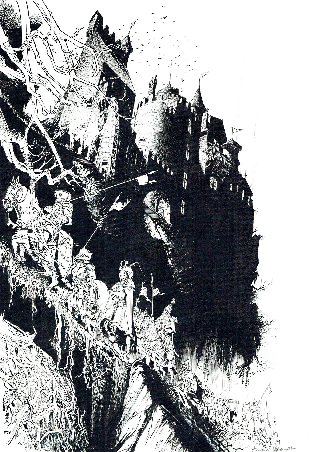 André HOUOT — Asile ! — Couverture