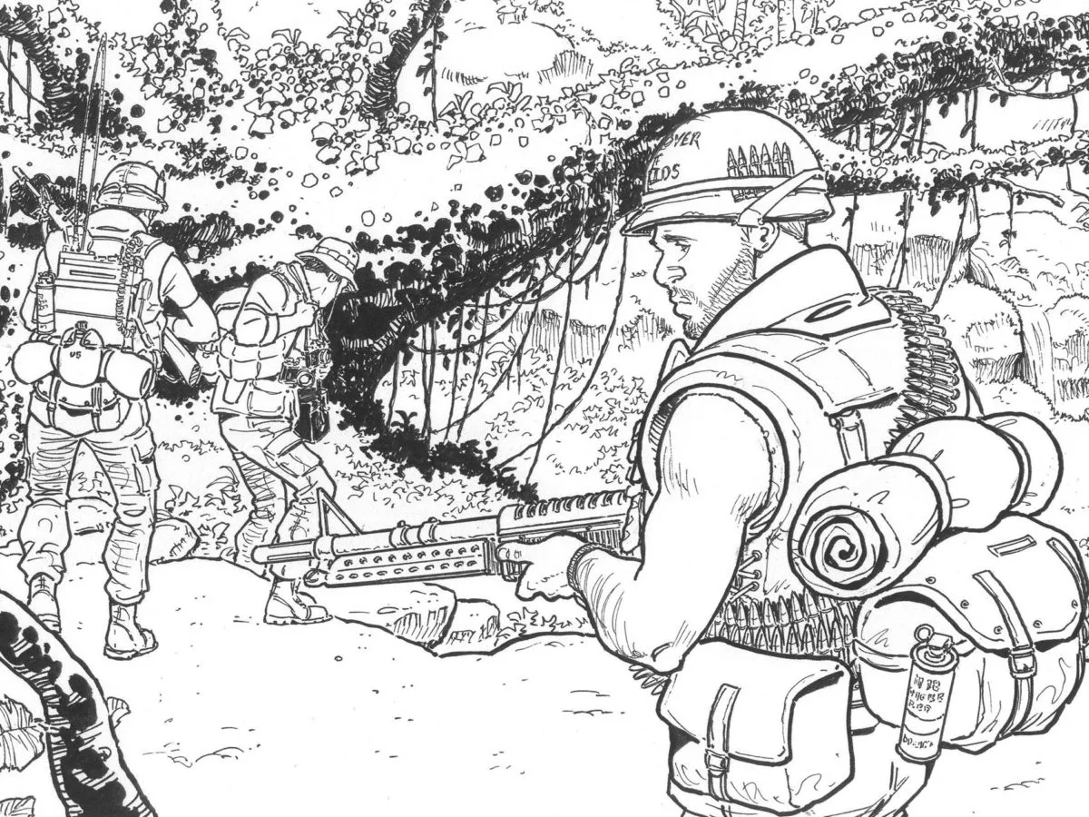 Comic Art Show – Latah – A supernatural Vietnam war story