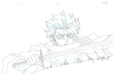  KUBO Tite - BLEACH | 617 – Bleach – Captain Toshiro Hitsugaya – Douga A3 — Page 