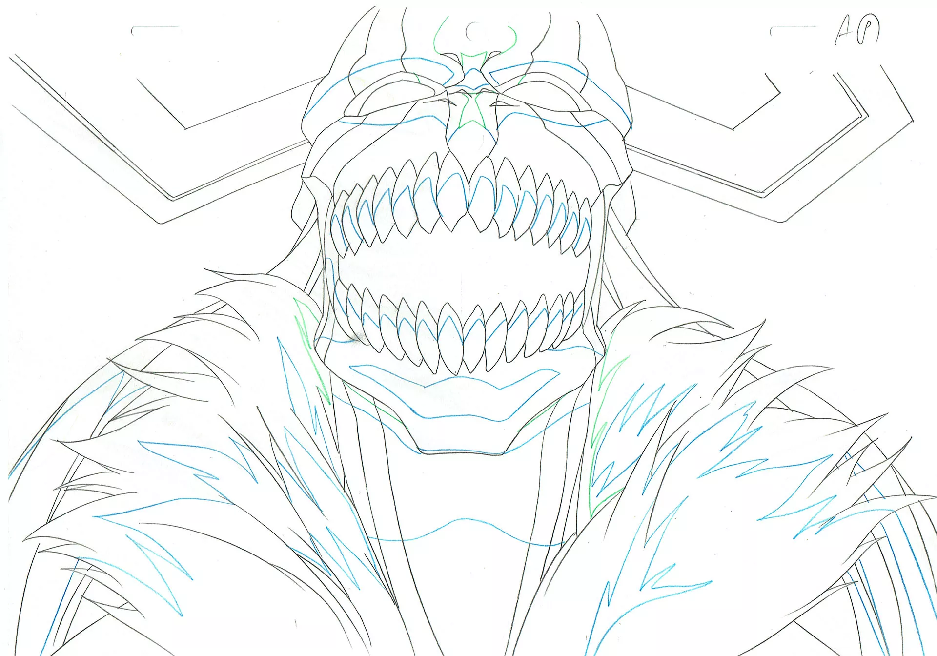 KUBO Tite - BLEACH — 632 – Bleach – Ichigo Kurosaki en mode Vasto Lorde (portrait) – Doga