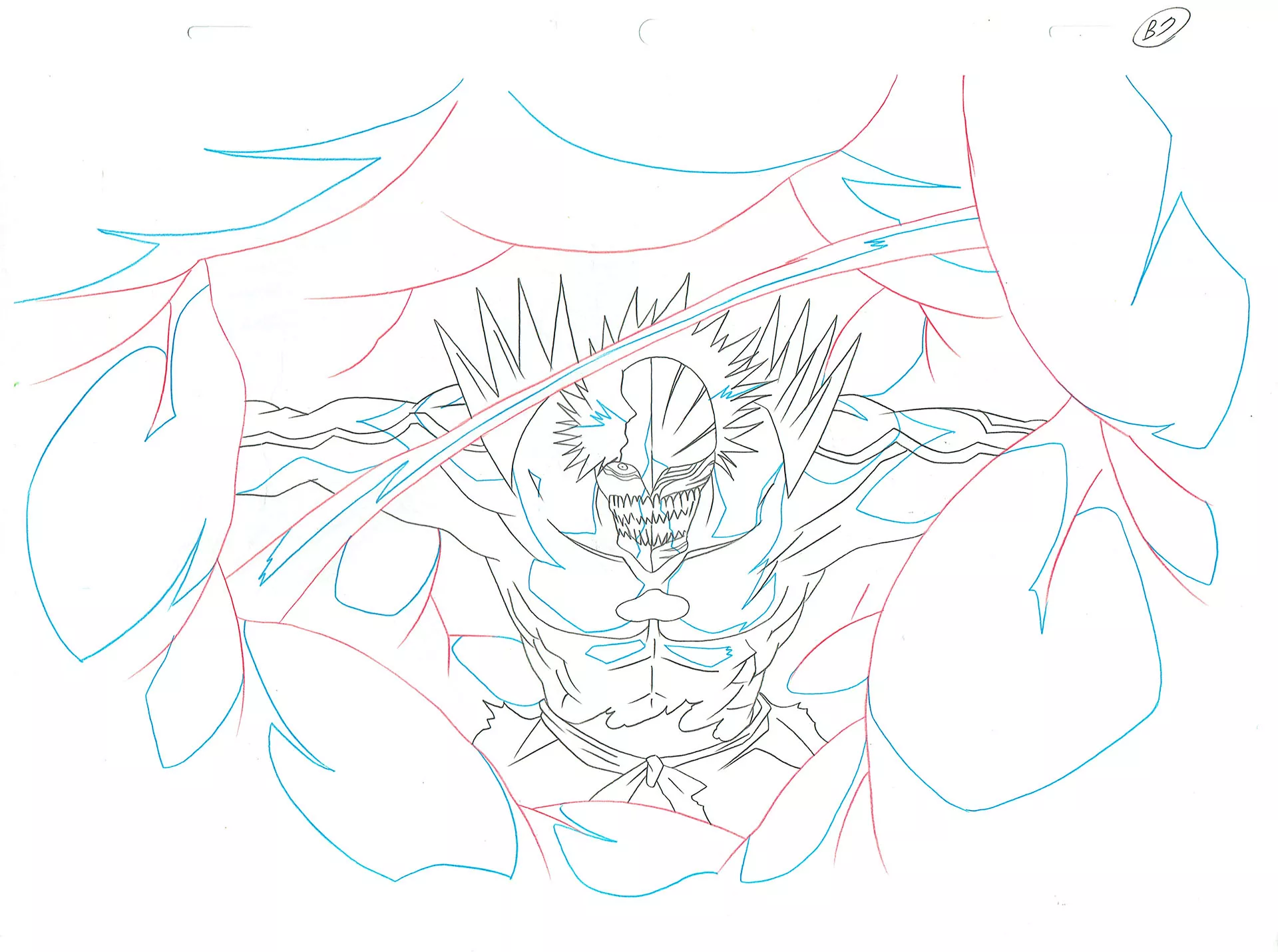 KUBO Tite - BLEACH — 638 – Bleach – Ichigo Kurosaki en mode Hollow – Doga