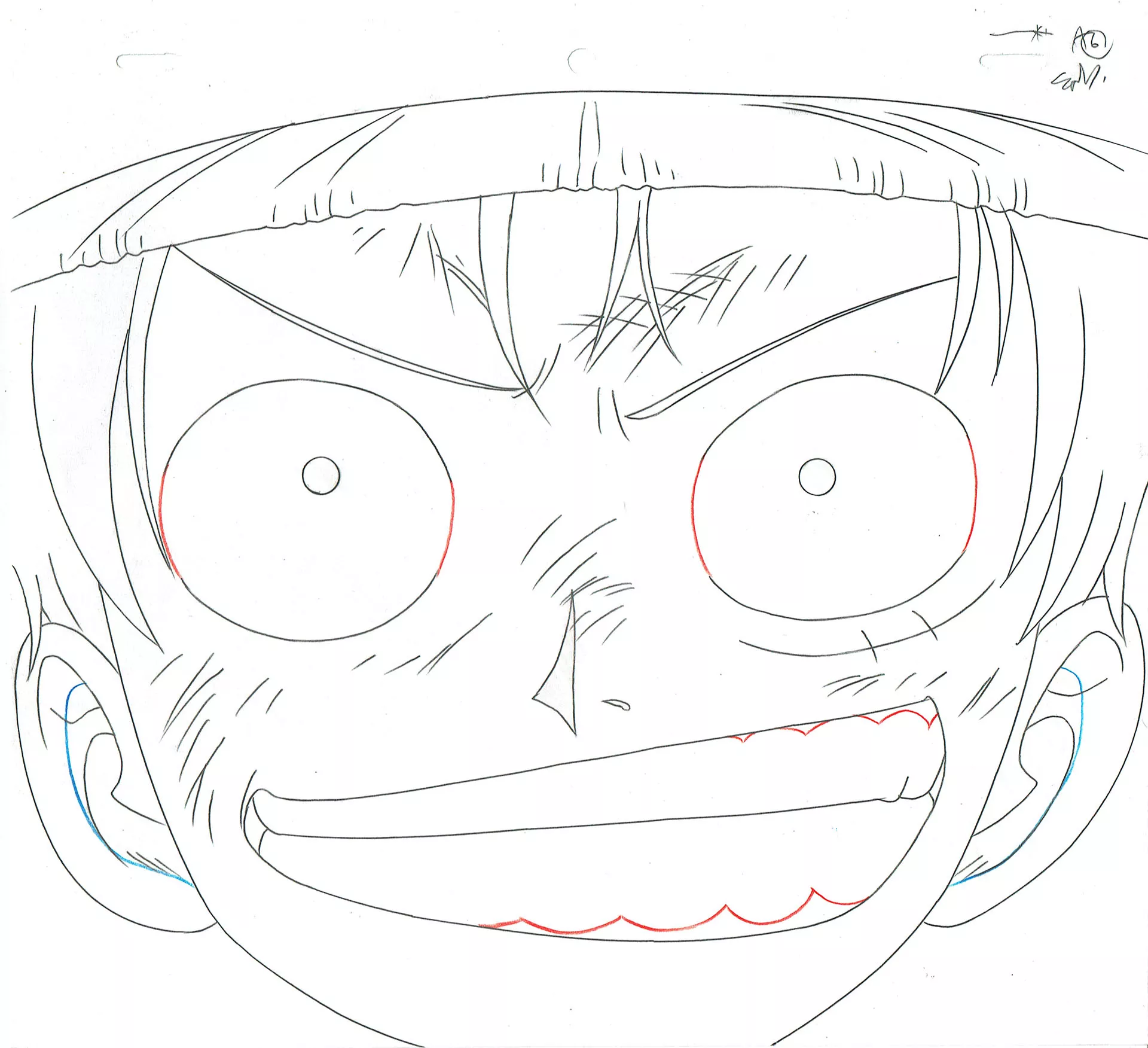 ODA Eiichiro - ONE PIECE — 866 – ONE PIECE – Monkey D. Luffy – Douga A6