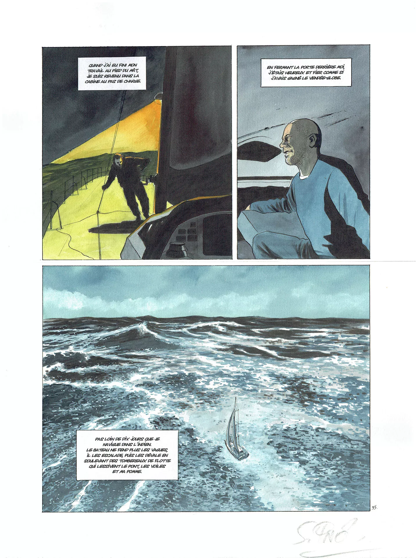 Serge FINO — Alone at sea — Book 3 — Page 35