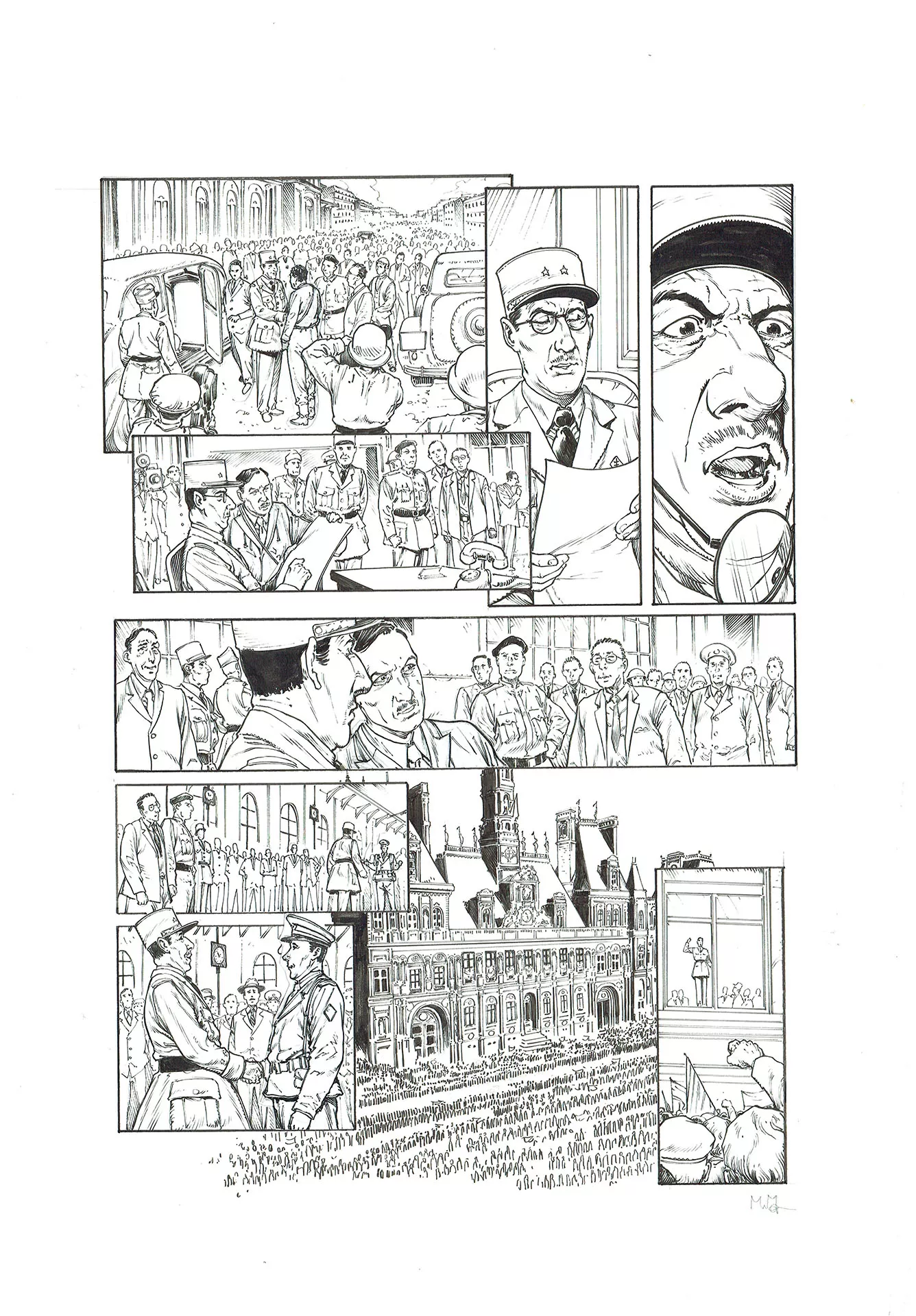 Michael MALATINI — De Gaulle — Tome 2 (25 juin 1944, Montparnasse. Réception de l'acte de reddition allemand) — Page 43
