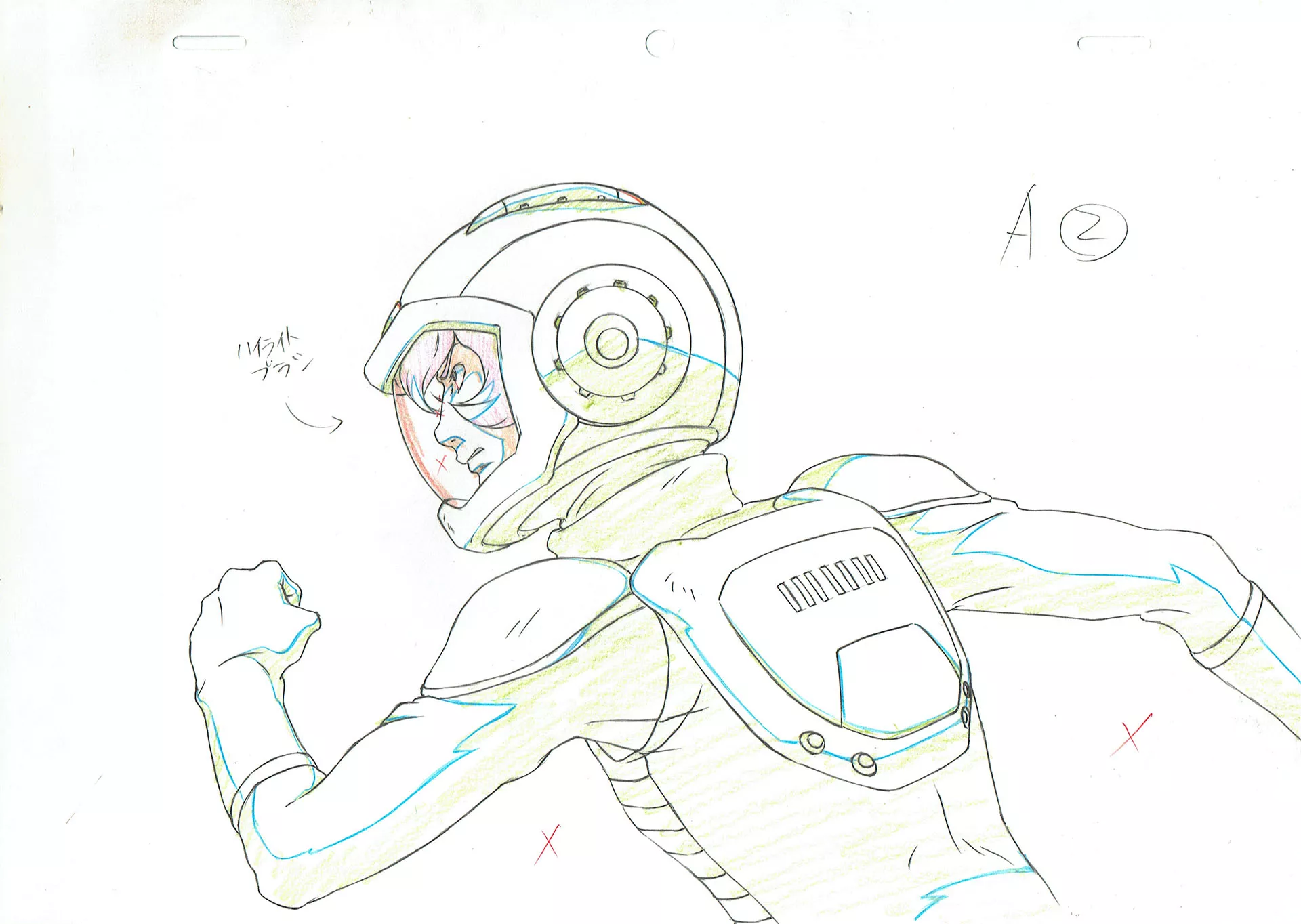 MATSUMOTO Leiji - THE GALAXY RAILWAYS — 925 – Manabu – Genga A2 — Episode 20